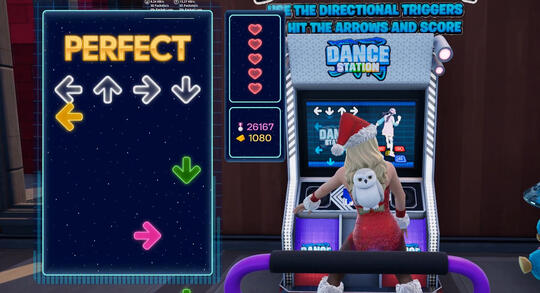 Rhythm game UI screenshot